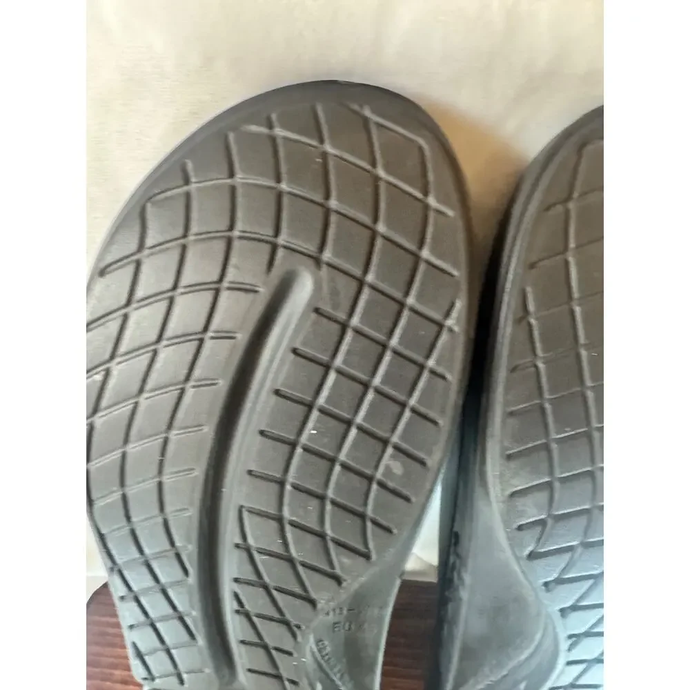 OOFOS OOahh Recovery Slide Sandals Black Men’s Sz 13 Slip-on Comfortable Support